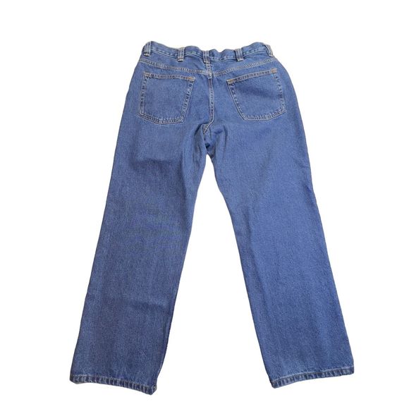 Blue Mountain Jeans Mens Size 36x32 Regular Straight Fit Denim Blue Pants READ - Picture 4 of 13